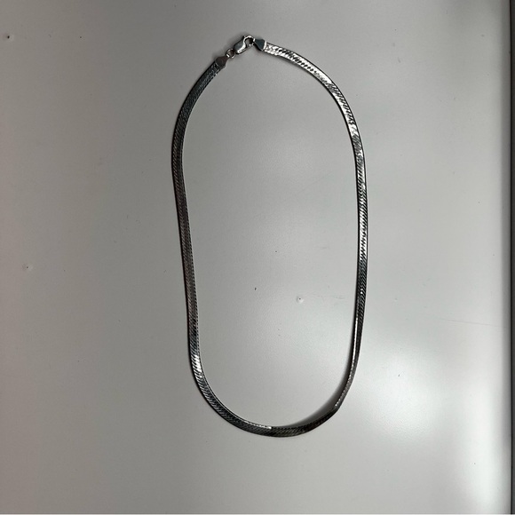 Jewelry - Vintage 925 Sterling Silver 20" Long Herringbone Chain Necklace 18g